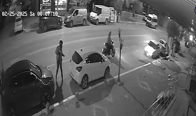 İzmir'de iş yerine tüfekle saldırı kamerada: 2 tutuklama