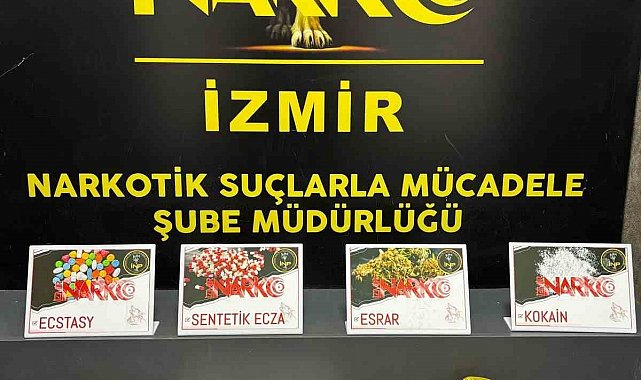 İzmir'de uyuşturucu tacirlerine baskın: 2 tutuklama