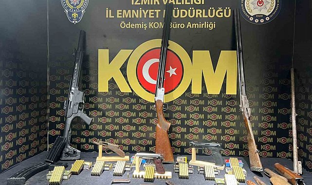 İzmir'de yasa dışı silah ticareti operasyonunda 1 kişi yakalandı