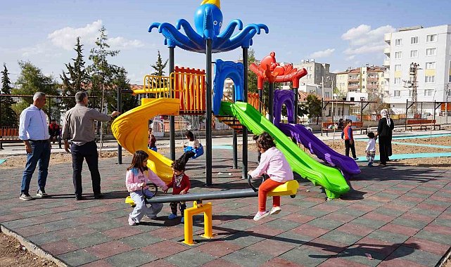 Kahta'da bayram hediyesi yeni yaşam alanları