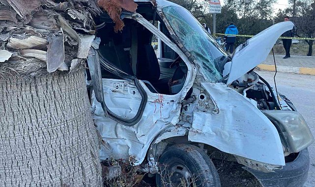 Kamyonetin hurdaya döndüğü kazada yaralanan sürücü yaşama 15 gün tutunabildi