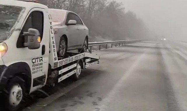 Karabük'ün yüksek kesimleri beyaza büründü