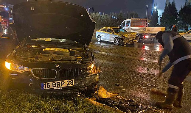 Karadeniz Ereğli'deki trafik kazasında iki kişi yaralandı