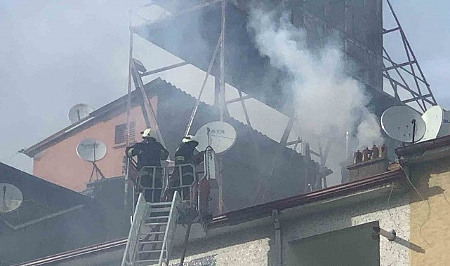 Karaman'da baca yangını korkuttu