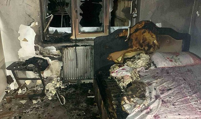 Karaman'da müstakil eve iftar saatinde molotoflu saldırı