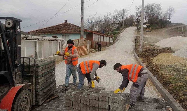 Karamürsel'e 35 bin metrekare parke yol