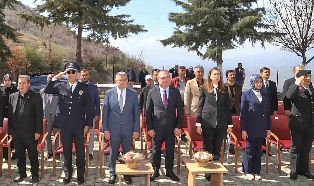 Karatepe Şehitliği'nde anma programı