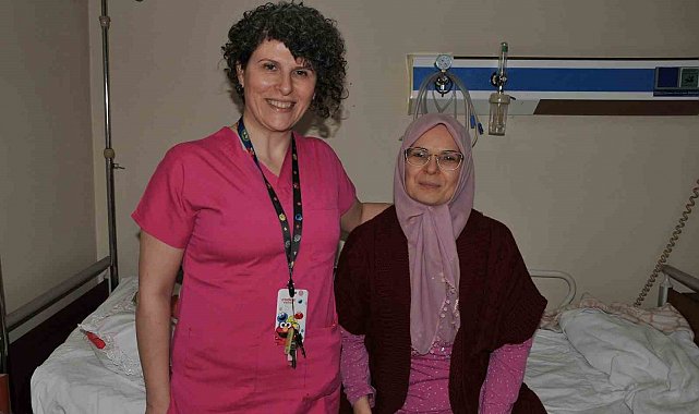 Karın ağrısı ve şişlik 9 santimetrelik kisti ortaya çıkarttı