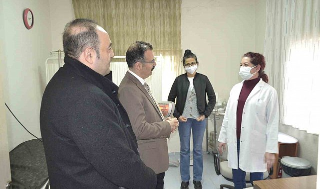 Kaymakam Ateş, Sağlık Evi'ni ziyaret etti