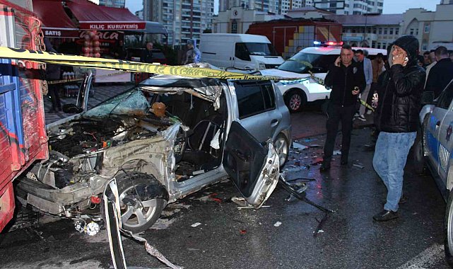 Kayseri'de feci kaza: 1 ölü, 1 yaralı