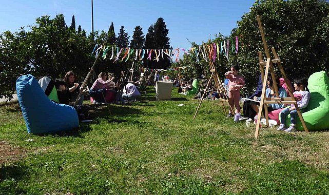 Kepez'de anneler ve çocukları sanatla buluştu