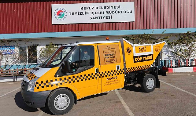 Kepez'den 'Çöp Taksi' hizmeti