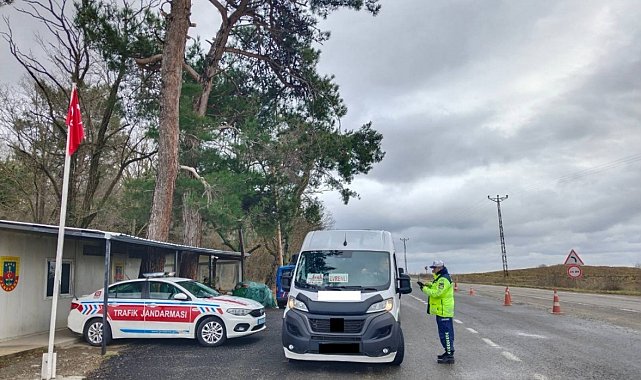 Kırklareli'nde trafik denetimi: Bin 788 sürücüye işlem yapıldı
