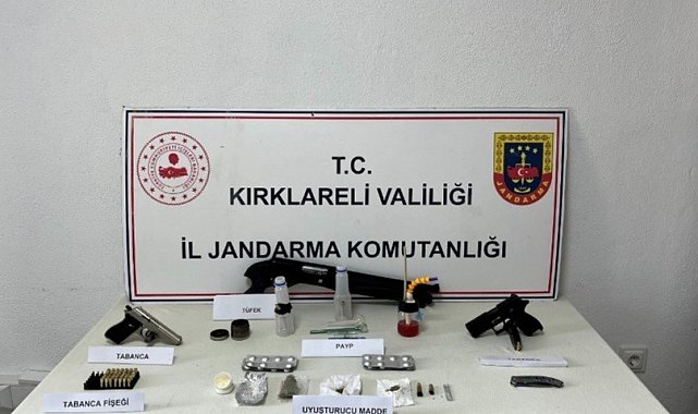 Kırklareli'nde uyuşturucu operasyonu: 13 gözaltı