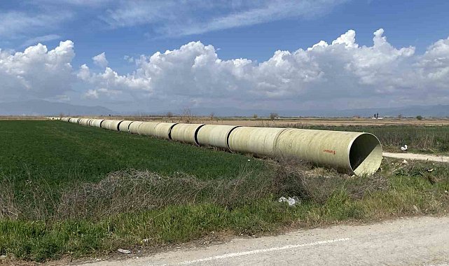 Koçarlı'daki sulama inşaatında çalışmalar sürüyor