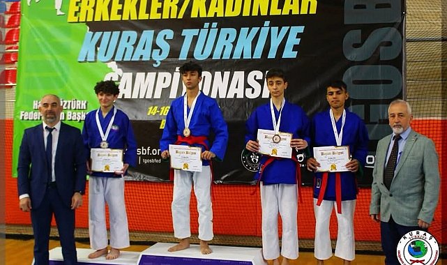 Kuraş'da iki madalya