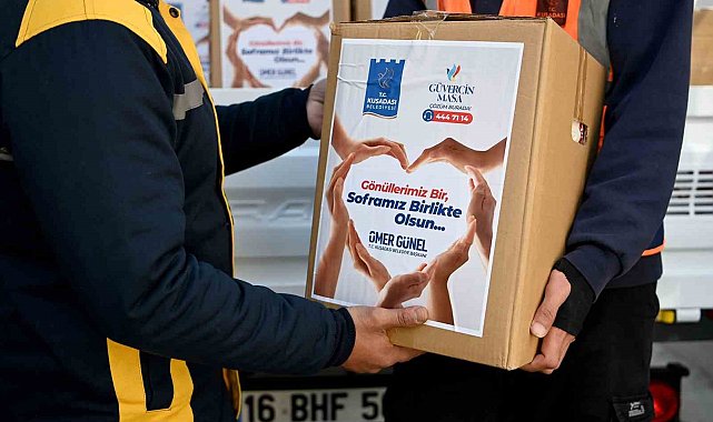 Kuşadası Belediyesi'nden 3 bin aileye Ramazan yardımı