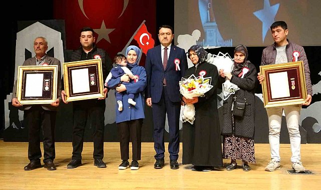 Kütahya'da Devlet Övünç Madalyası ve Beratı Tevcih töreni
