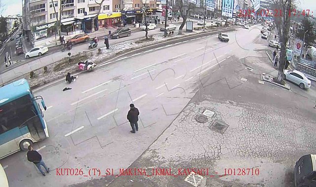 Kütahya'da şubat ayında meydana gelen kazalar kameraya yansıdı