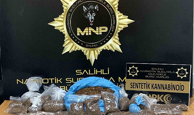 Manisa'da 1 kilo 150 gram bonzai ele geçirildi