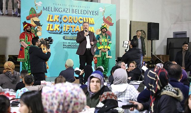 Melikgazi'de çocuklar ilk oruç, ilk iftar heyecanı yaşadı