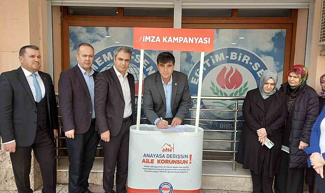 Memur-Sen aile yapısı ve özgürlükler için imza kampanyası başlattı
