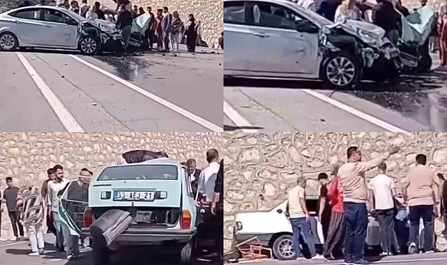 Mersin'de 3 otomobilin karıştığı kazada 10 kişi yaralandı