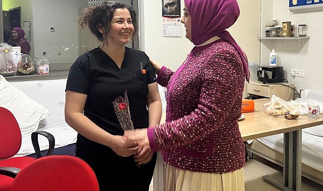 Milletvekili Ün'den Tıp Bayramında sağlıkçılara çiçekli kutlama