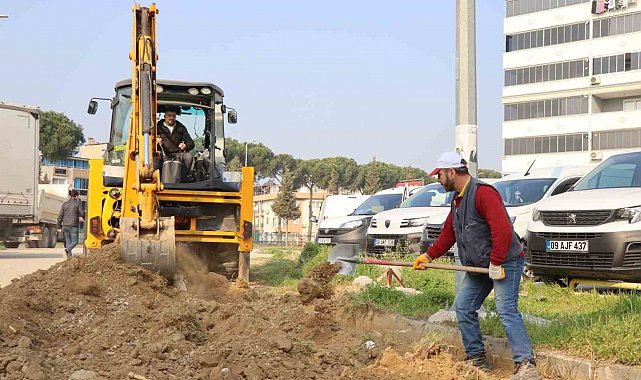 Nazilli'de beklenen yol çalışması başladı