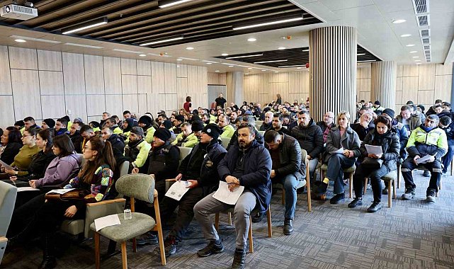 Odunpazarı Belediyesi çalışanlarına iş güvenliği eğitimi