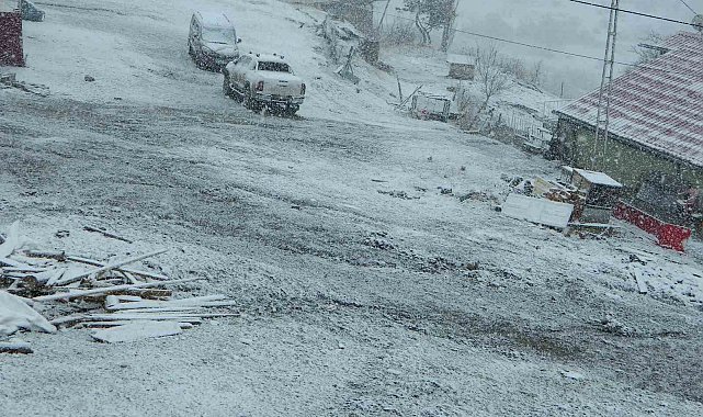 Posof güne kar ile uyandı