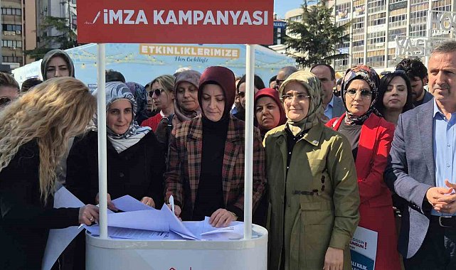 "Anayasa Değişsin, Aile Korunsun" imza kampanyası
