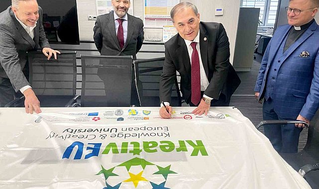 Rektör Sözen, KreativEU Rektörler Toplantısı'na katıldı