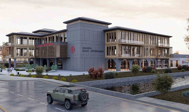 Sakarya'nın yeni Şehir Kütüphanesi işte böyle olacak