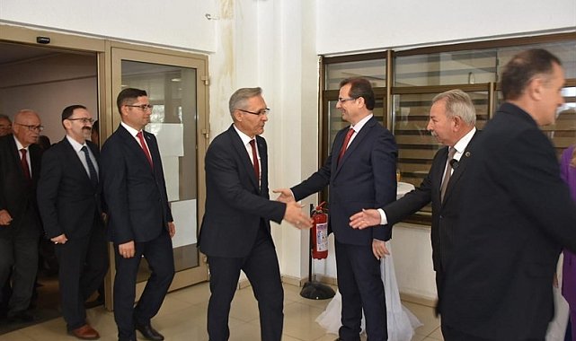 Salihli protokolü bayramlaştı