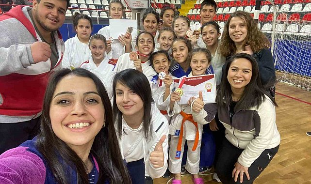 Salihlili judocular, Denizli'de madalyaları topladı