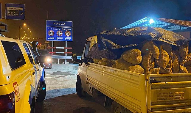 Samsun'da kaçak avlanan 3,5 ton midye ele geçirildi