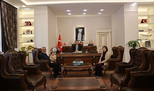 Şehit ailesi, Kaymakam Kargın ile görüştü