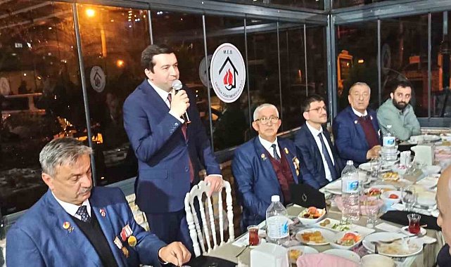 Şehit yakınları ve gaziler iftarda bir arayageldi