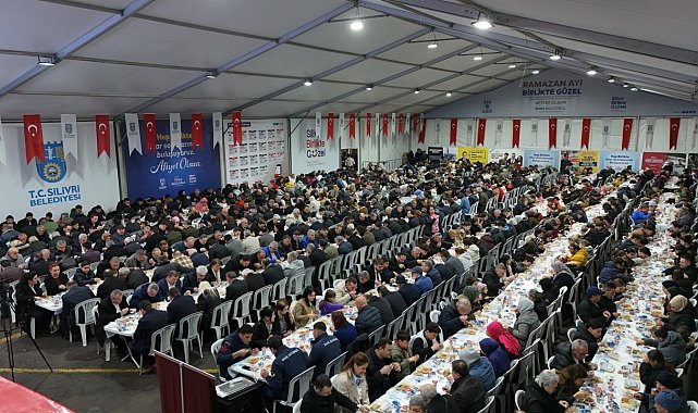 Silivri Belediyesi'nden sivil toplum kuruluşları ve yöre dernekleri başkanlarına iftar