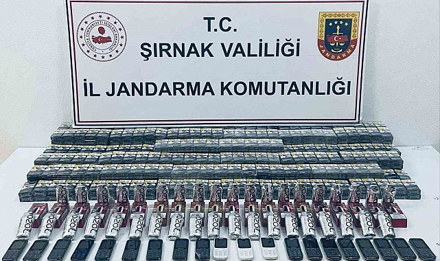 Şırnak'ta jandarma 4 milyon 571 bin TL'lik kaçakçılığı önledi