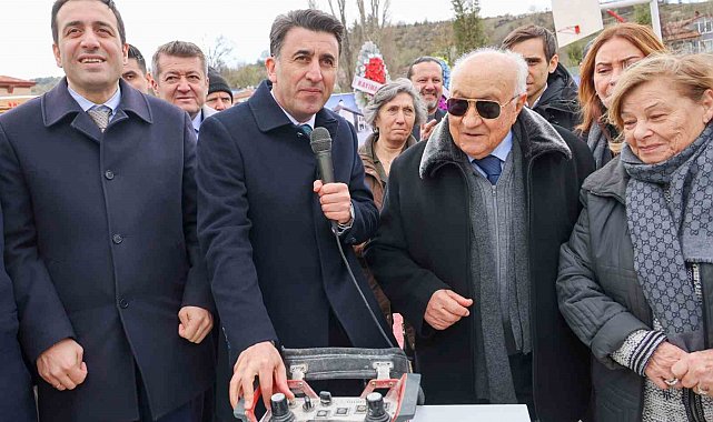 Söğüt'te 8 sınıflık anaokulu için temel atma töreni gerçekleştirildi