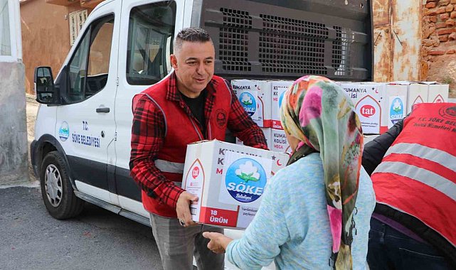 Söke Belediyesi ihtiyaç sahibi vatandaşların yanında