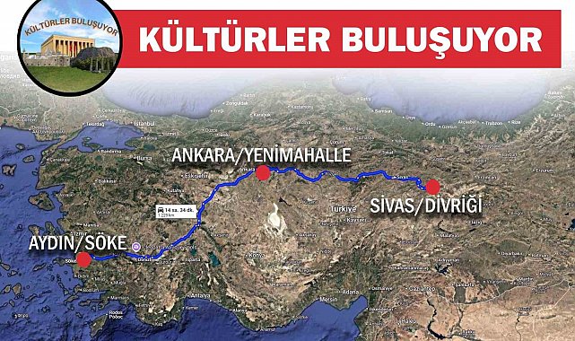 Söke'nin 'Kültürler Buluşuyor' projesi Aydın, Ankara ve Sivas'ı bir araya getirecek