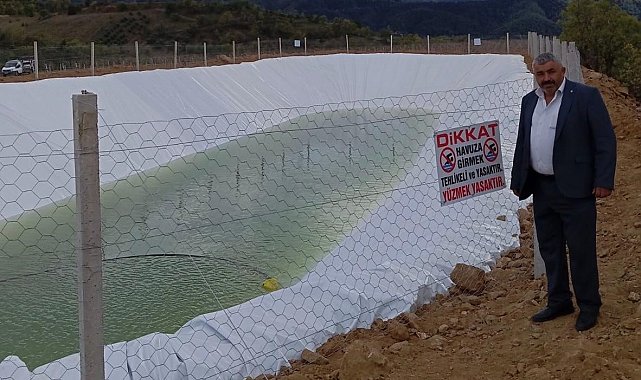 Su sıkıntısına karşı kendi imkanlarıyla çözüm