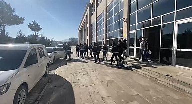 Suç örgütü operasyonunda 6 şüpheli adliyeye sevk edildi