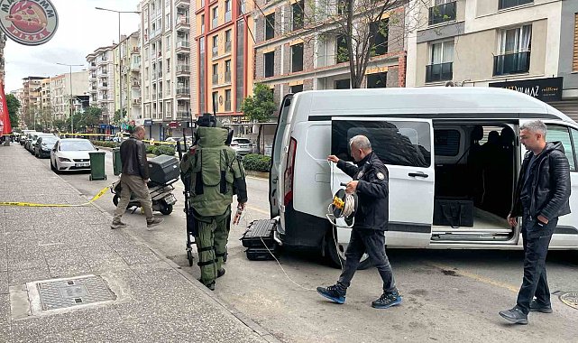 Şüpheli paket fünye ile patlatıldı