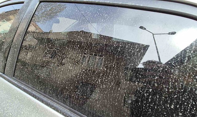 Tekirdağ'da gökten çamur yağdı