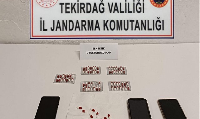 Tekirdağ'da jandarmadan uyuşturucu operasyonu