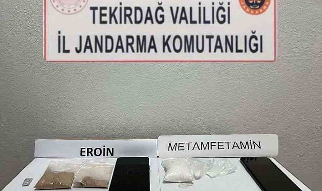 Tekirdağ'da jandarmadan uyuşturucu ve silah operasyonu
